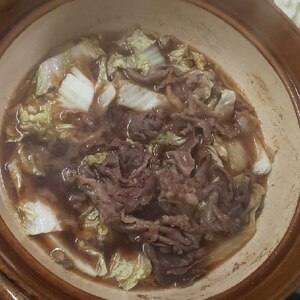 寒い日の鍋料理「すき焼き」